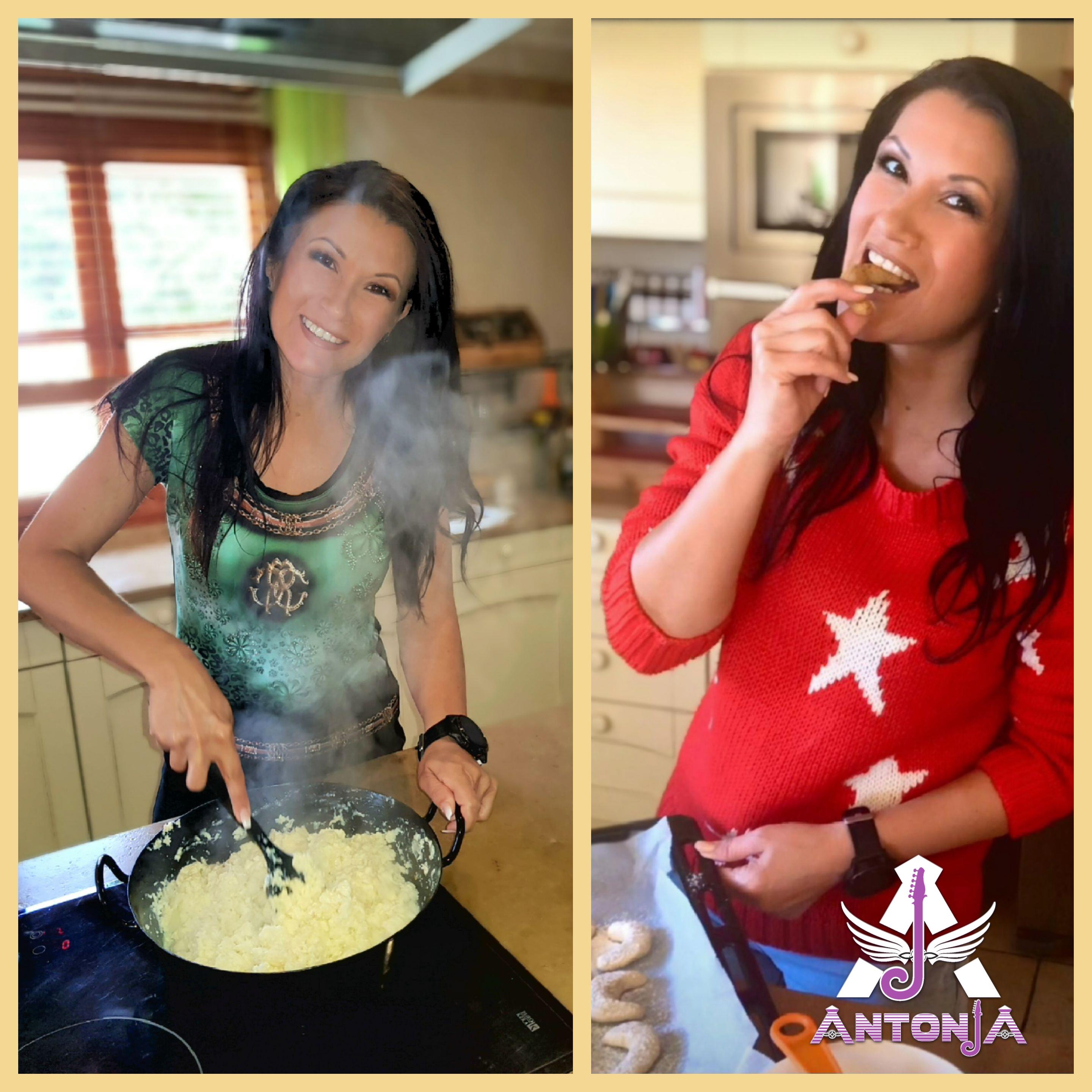 Antonja cooking and baking