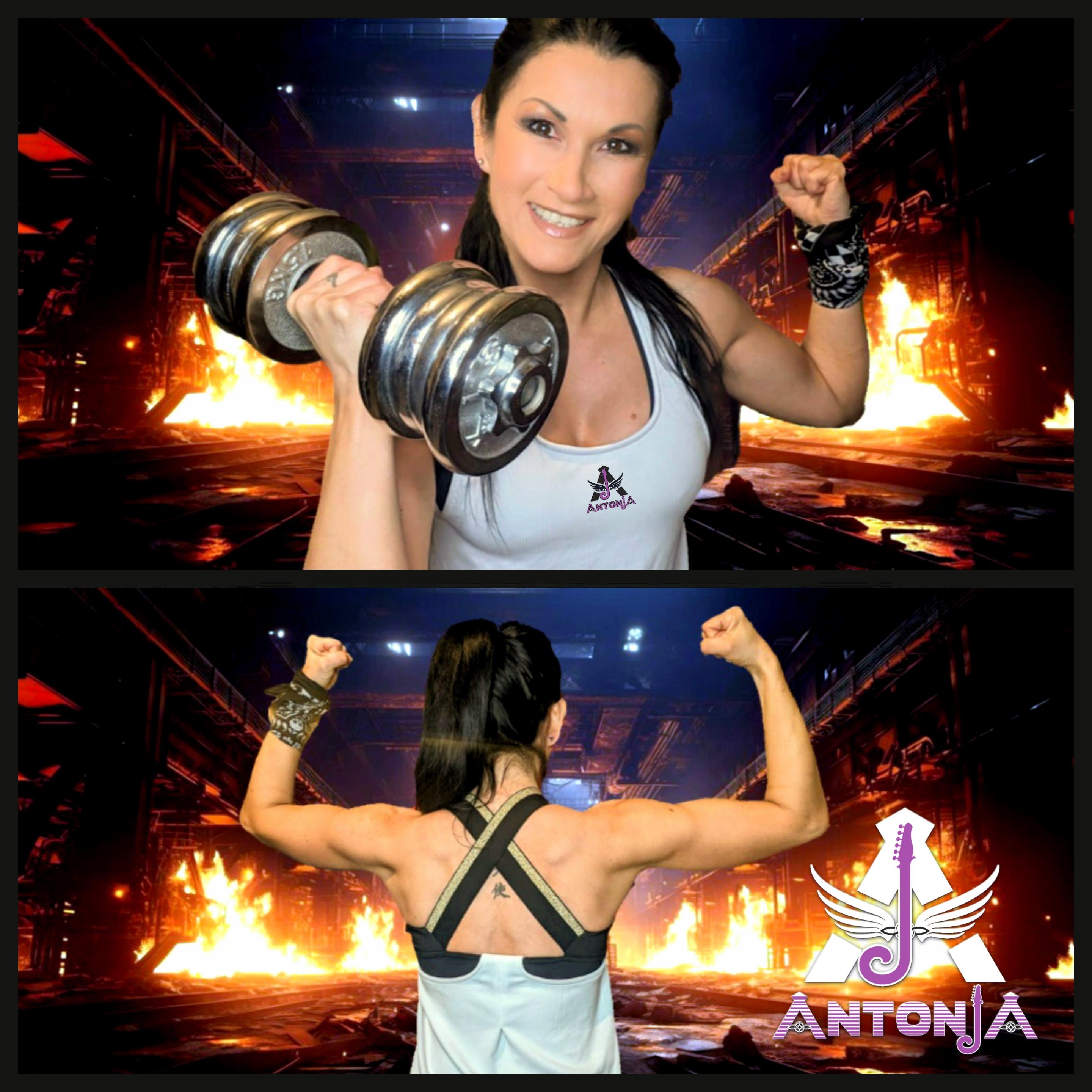 Antonja during the sports & fitness program